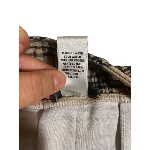 joe b by joe benbasset skirt Size‎ XL Pleated Skater Academia Plaid Check Retro - Picture 5 of 8